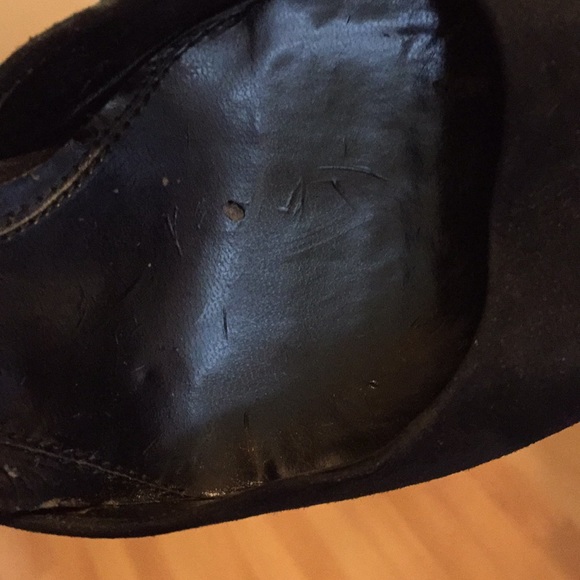 Enzo Angiolini Camisha Furr Ankle Tie Heel Pumps 8 - Picture 7 of 8